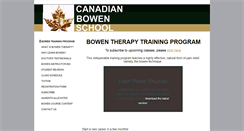 Desktop Screenshot of canadianbowenworkschool.com